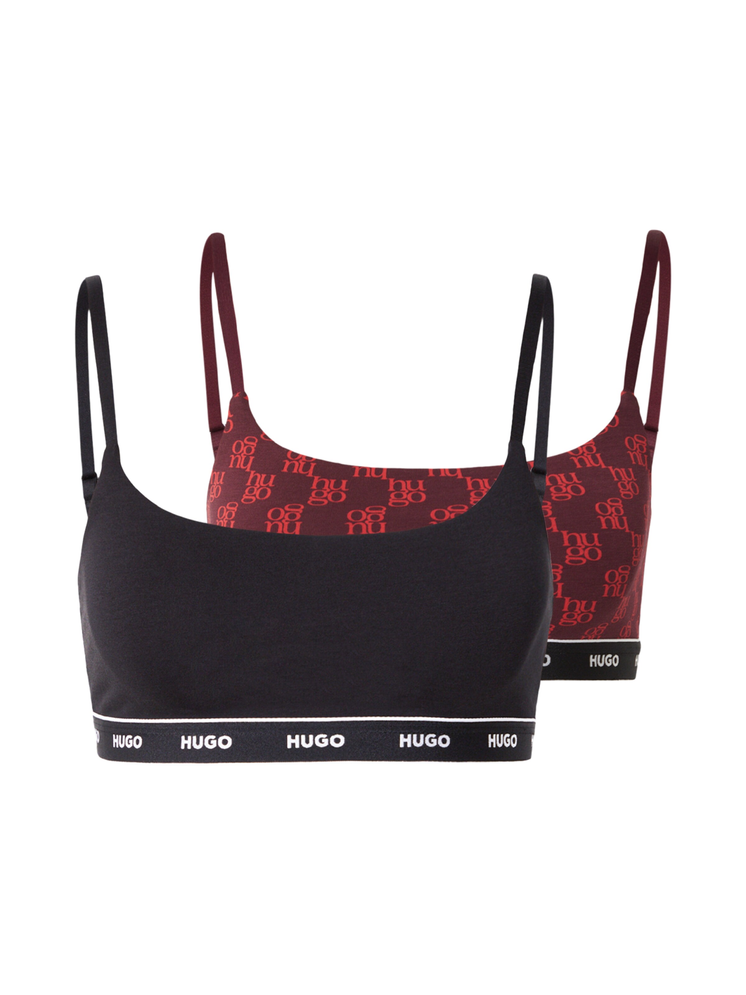 HUGO Korzet Podprsenka - Červená: predná strana