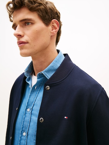 TOMMY HILFIGER Sweat jacket 'ESSENTIAL' in Blue