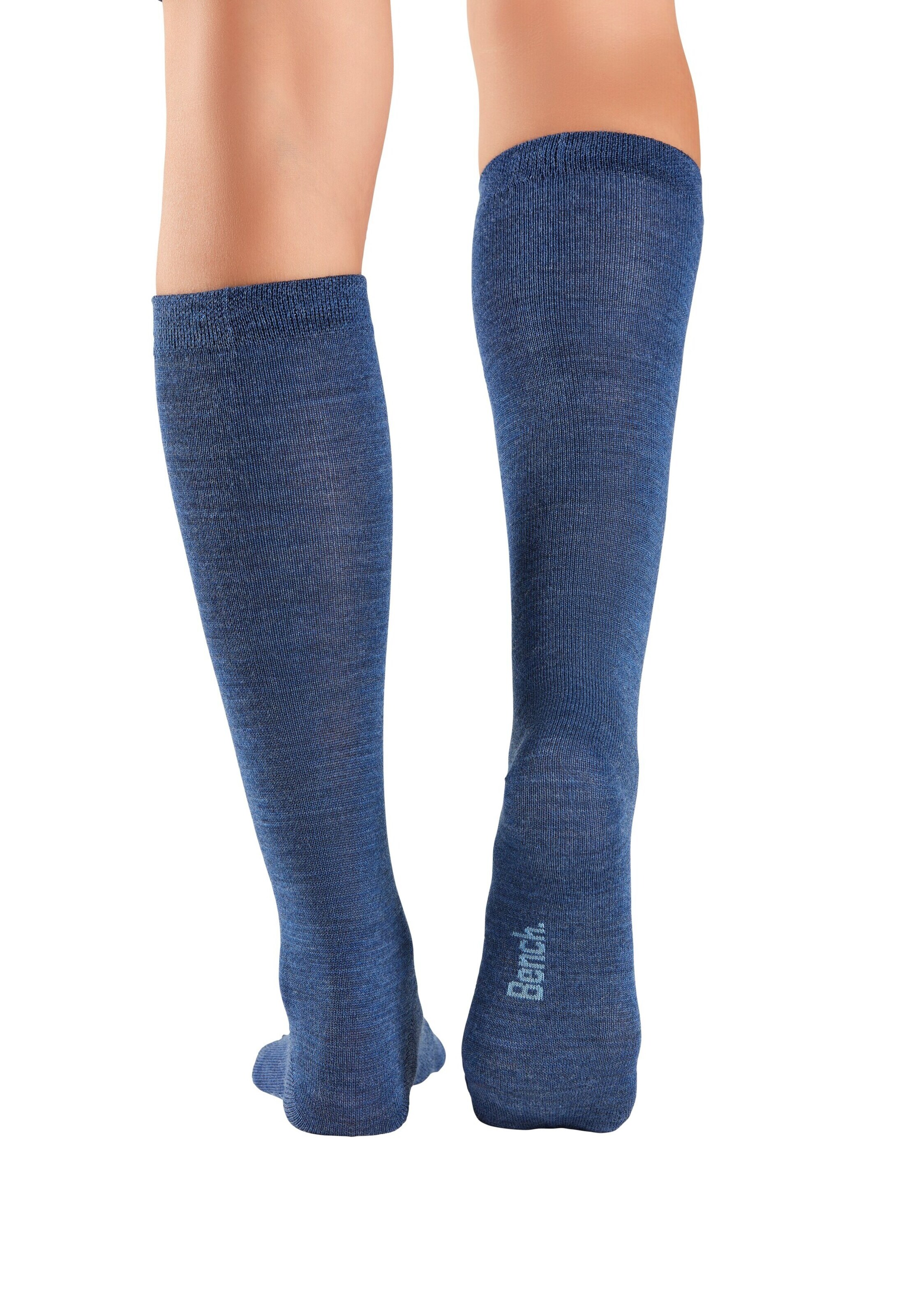 BENCH Kniestrümpfe in Blau