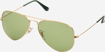 Ray-Ban Солнцезащитные очки 'Aviator' в Золотой: спереди