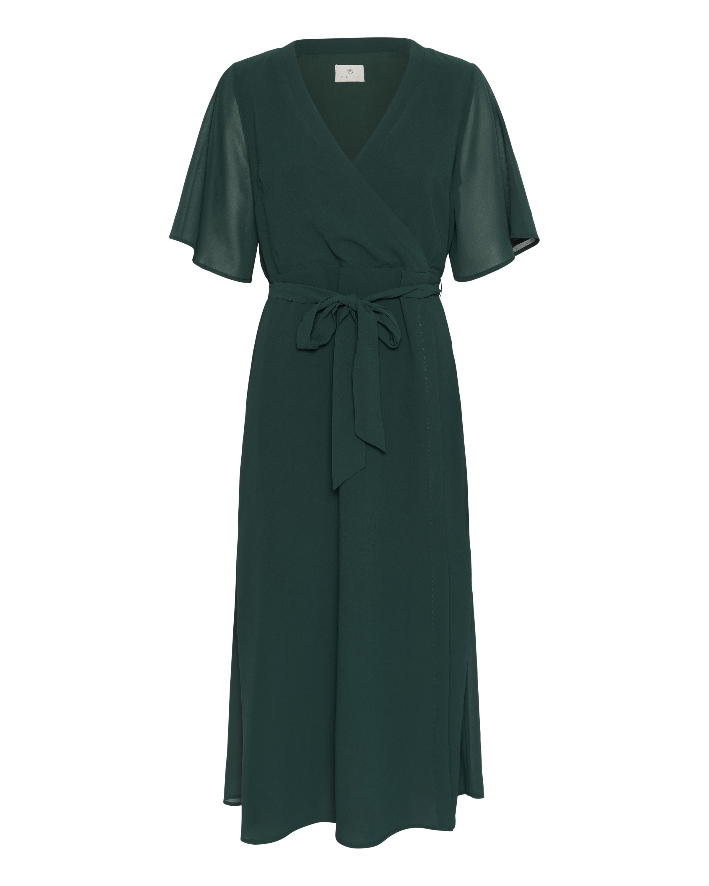 Kaffe Kjole 'Belle' i grøn: forside