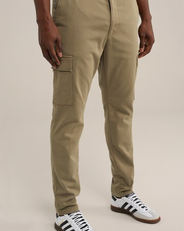 Tapered Pantaloni cargo di WE Fashion in verde: frontale