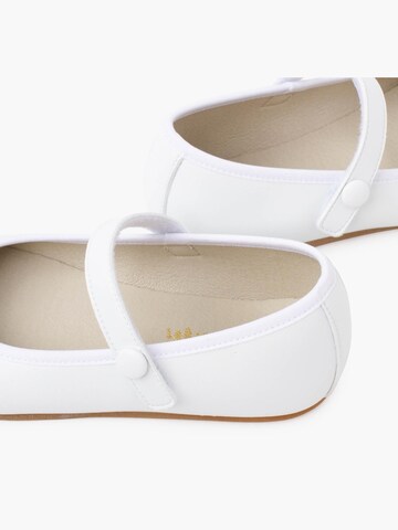 Ballerines Pisamonas en blanc