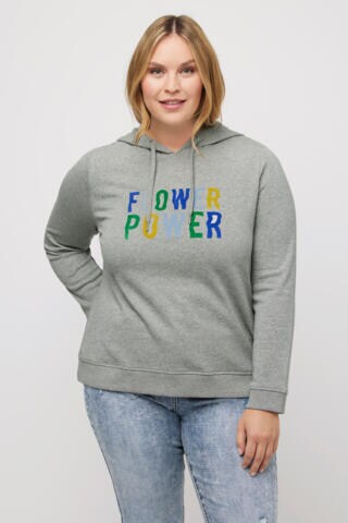 Ulla Popken Sweatshirt in Grau: predná strana