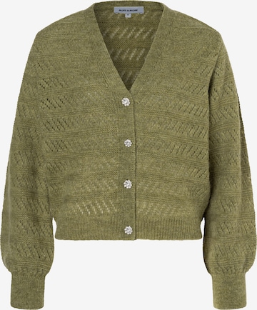 MORE & MORE Strickjacke in Grün: Vorderseite