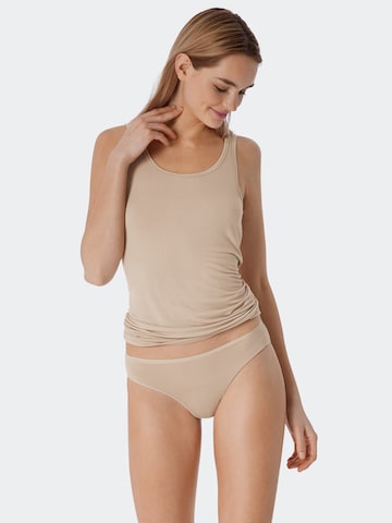 Slip SCHIESSER en beige : devant