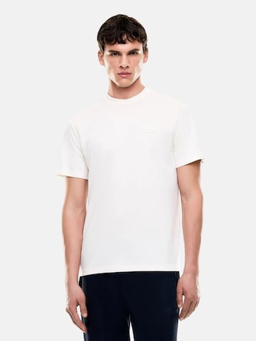 EA7 Emporio Armani Shirt 'EA7 EMPORIO ARMANI JERSEY T-SHIRT T-Shirt e Polo' in White: front