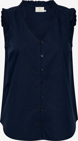 Camicia da donna 'Elene' di Kaffe in blu: frontale