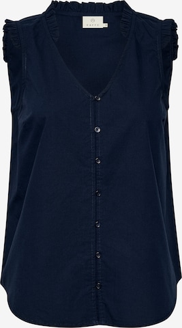 Kaffe - Blusa 'Elene' en azul: frente