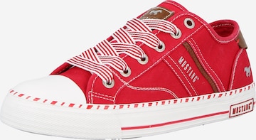 Sneaker low de la MUSTANG pe roșu: față