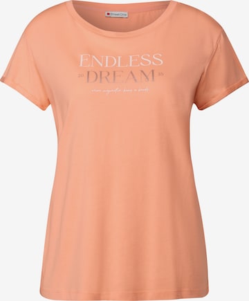 STREET ONE T-Shirt in Orange: Vorderseite
