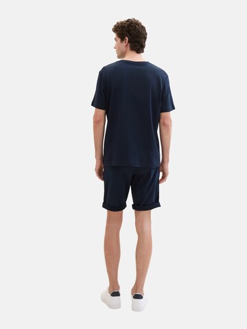 TOM TAILOR Slimfit Shorts in Blau