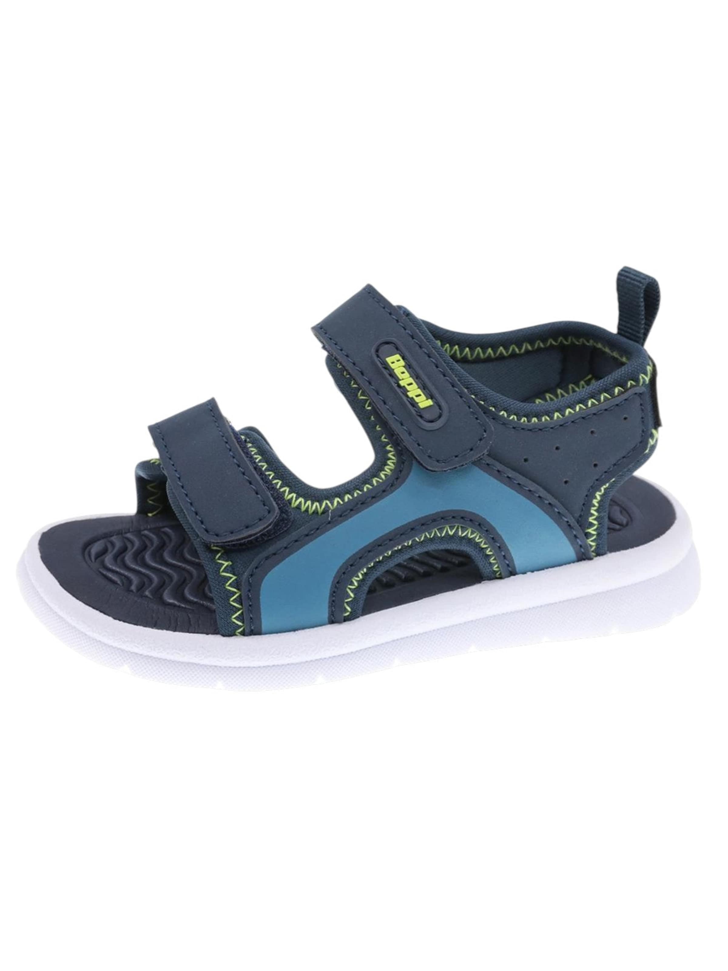 Calzatura aperta di Beppi in blu: frontale