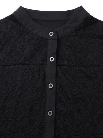LapaPlus Bluse in Schwarz