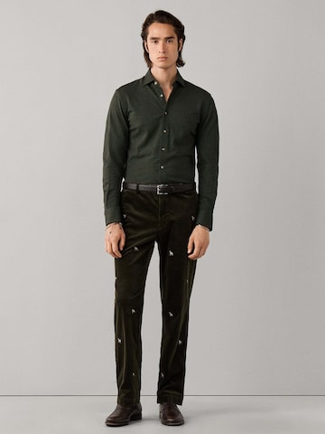 Hackett London Regular fit Button Up Shirt in Green