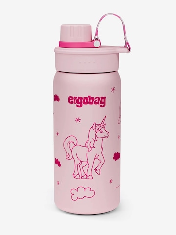 ergobag Trinkflasche 'Trinkflasche Edelstahl Trinkflasche' in Pink: Vorderseite