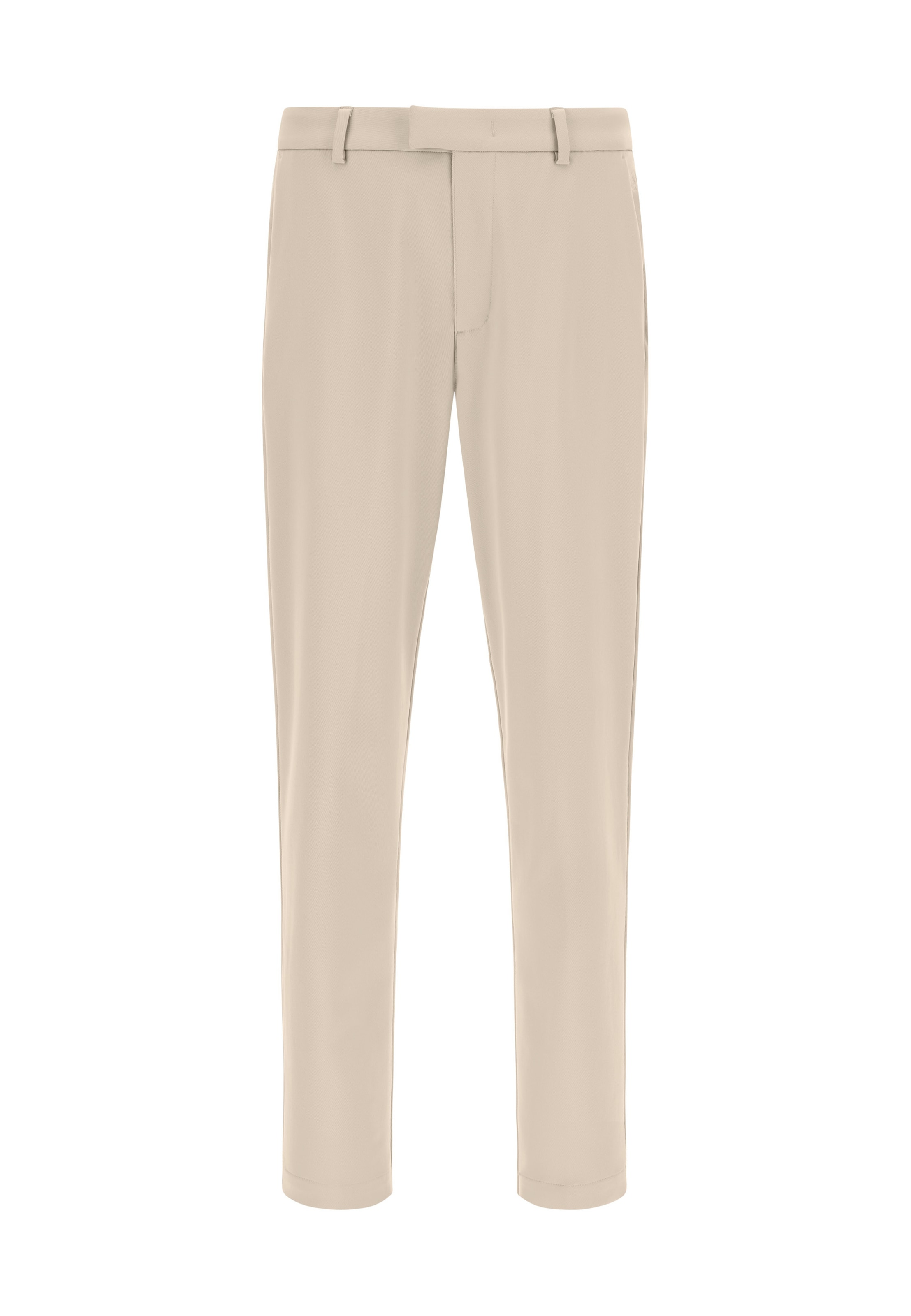 Coupe slim Pantalon chino 'B-Tech' Boggi Milano en beige : devant