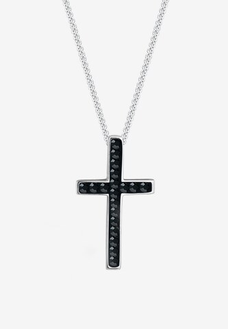 ELLI Kette 'Kreuz' in Schwarz