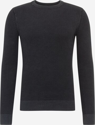 Superdry Пуловер в черно: отпред