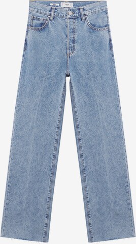 MANGO Wide leg Jeans 'Nora' in Blauw: voorkant