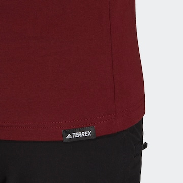 adidas Terrex Performance Shirt in Red