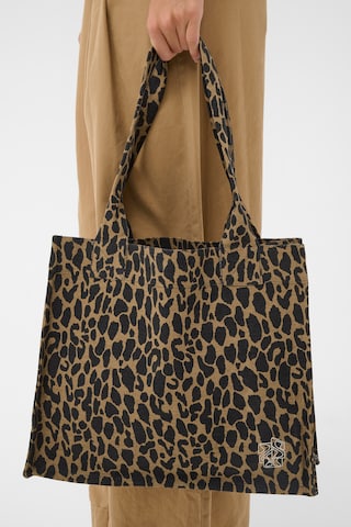 SAINT TROPEZ Shopper 'SZPansy' i brun: forside