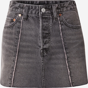 LEVI'S ® - Saia 'Recrafted Skirt' em cinzento: frente