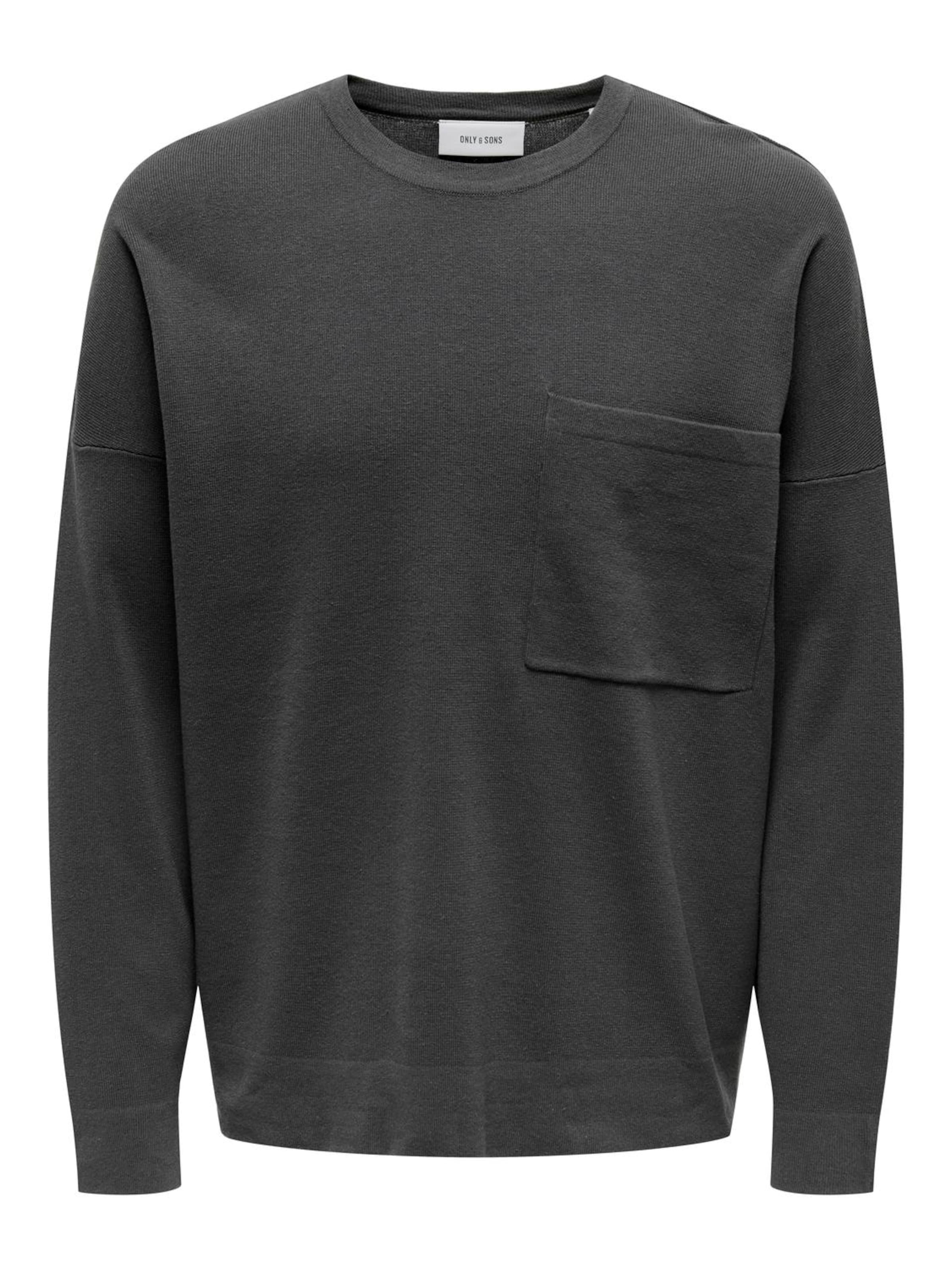 Only & Sons Sweater 'ONSLAMAI' in Grey: front