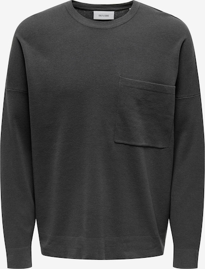 Only & Sons Neulepaita 'ONSLAMAI' värissä tummanharmaa, Tuotenäkymä