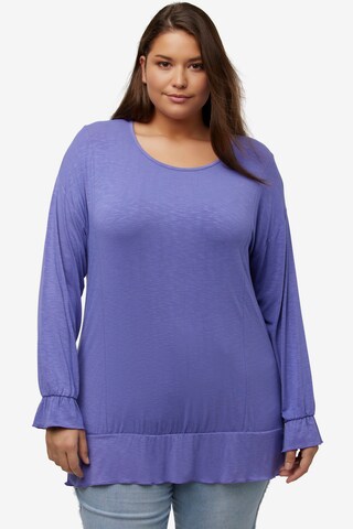 T-shirt Ulla Popken en violet : devant