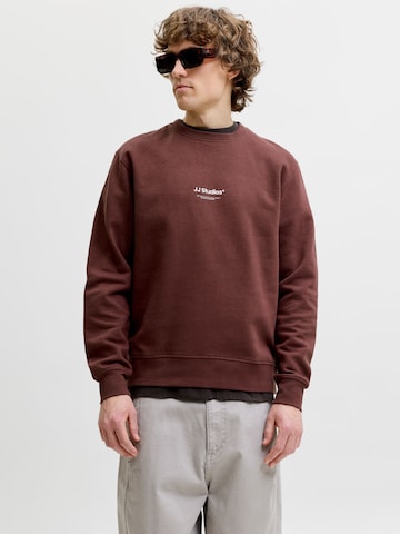 JACK & JONES Sweatshirt 'JJESoho' in Brown: front