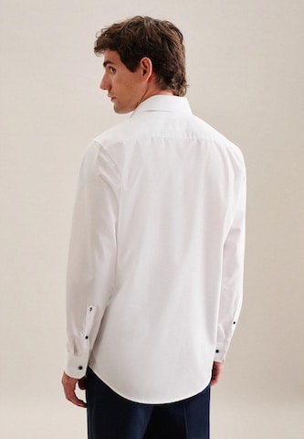 SEIDENSTICKER Regular fit Business Shirt 'Smart Essentials' in White