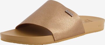 REEF Beach & Pool Shoes 'Cushion Scout' in Gold: front