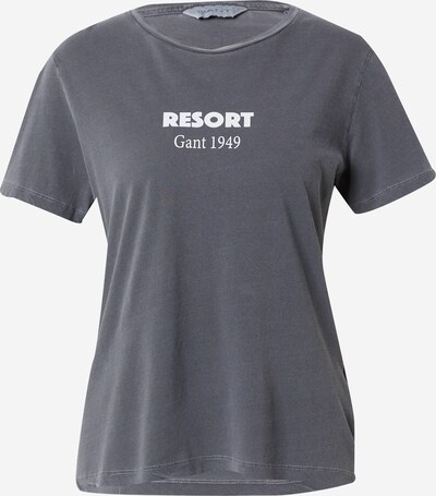 GANT T-shirt 'RESORT' en noir / blanc, Vue avec produit