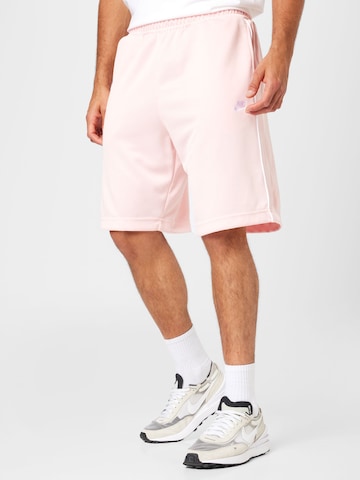 Regular Pantaloni de la Nike Sportswear pe roșu: față