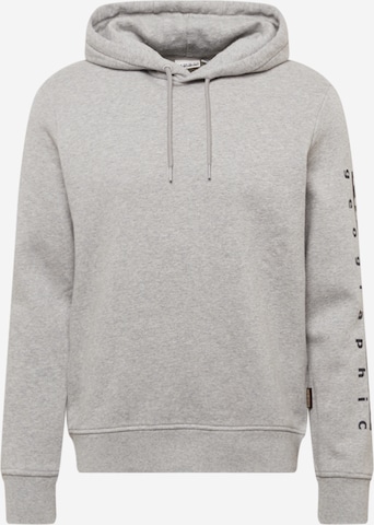 NAPAPIJRI Sweatshirt in Grey: front