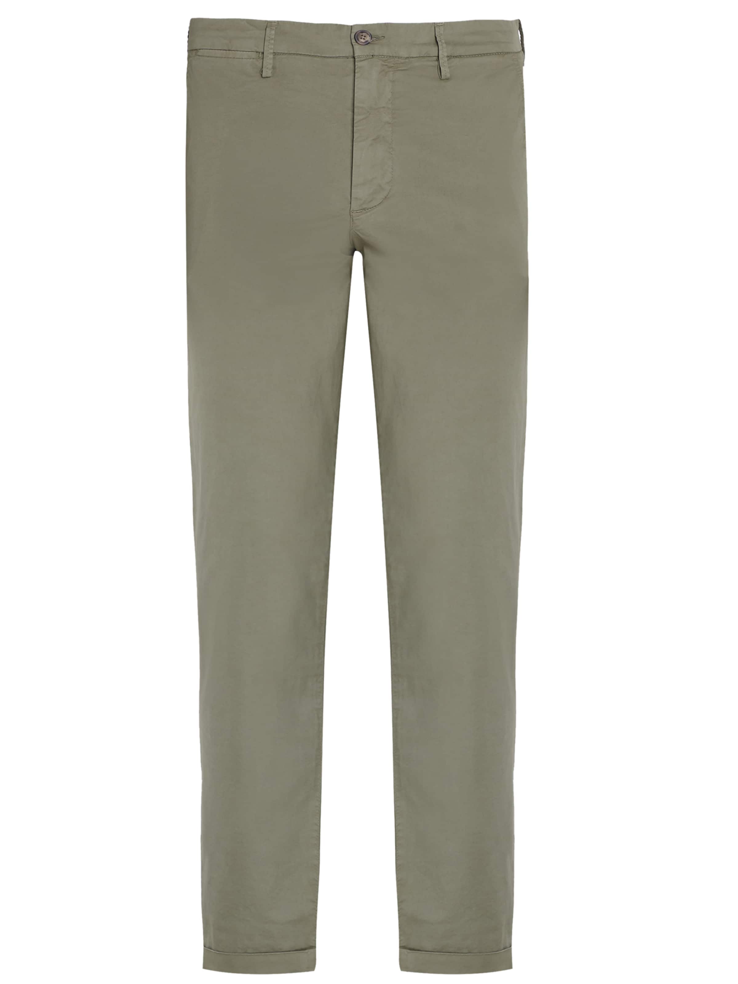 Re_HasH Skinny Trousers in Green: front