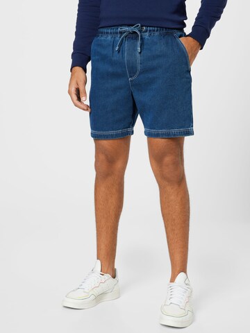 Lyle & Scott Regular Shorts in Blau: predná strana