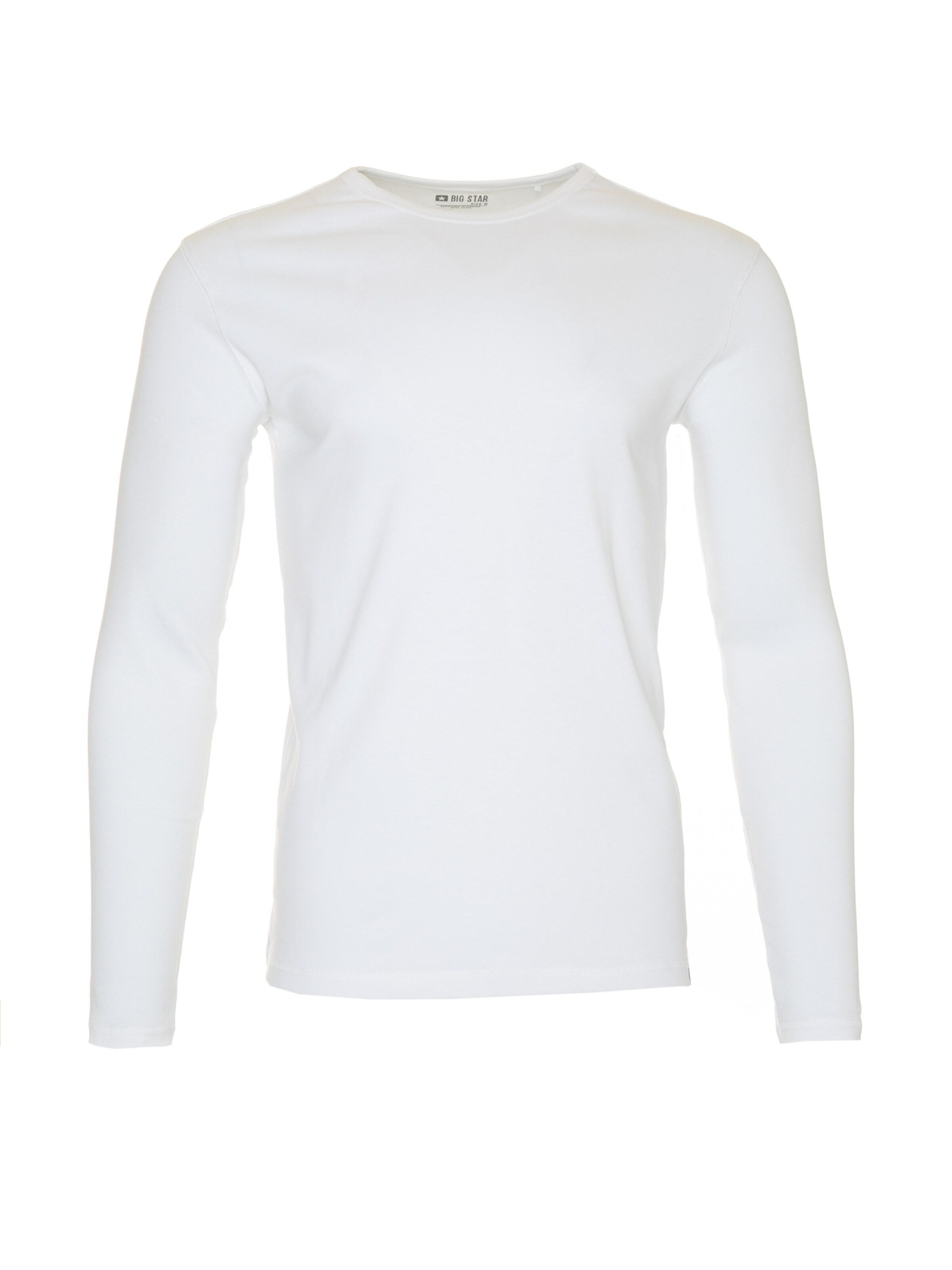 BIG STAR Shirt in White: front