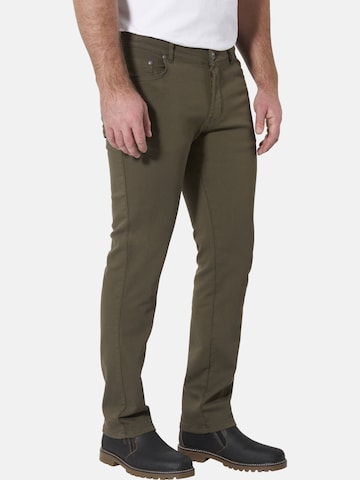 Jan Vanderstorm Loose fit Pants ' Sieghart ' in Green: front