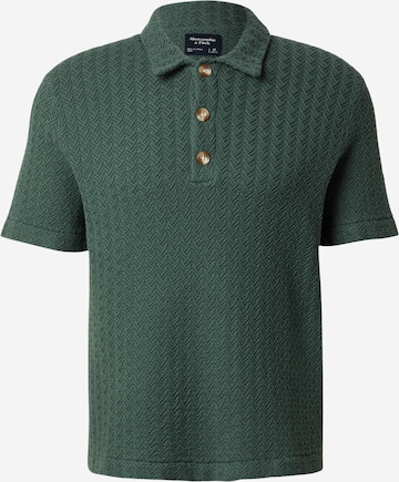 Pull-over Abercrombie & Fitch en vert : devant