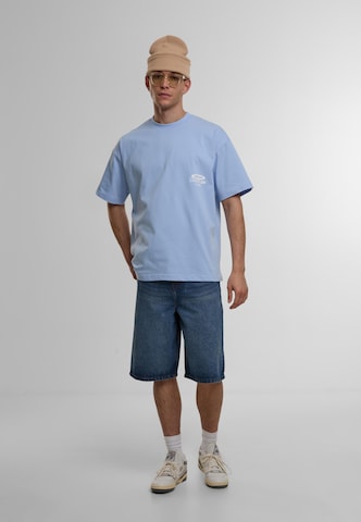 Another Cotton Lab Shirt 'Analog Diaries' in Blau