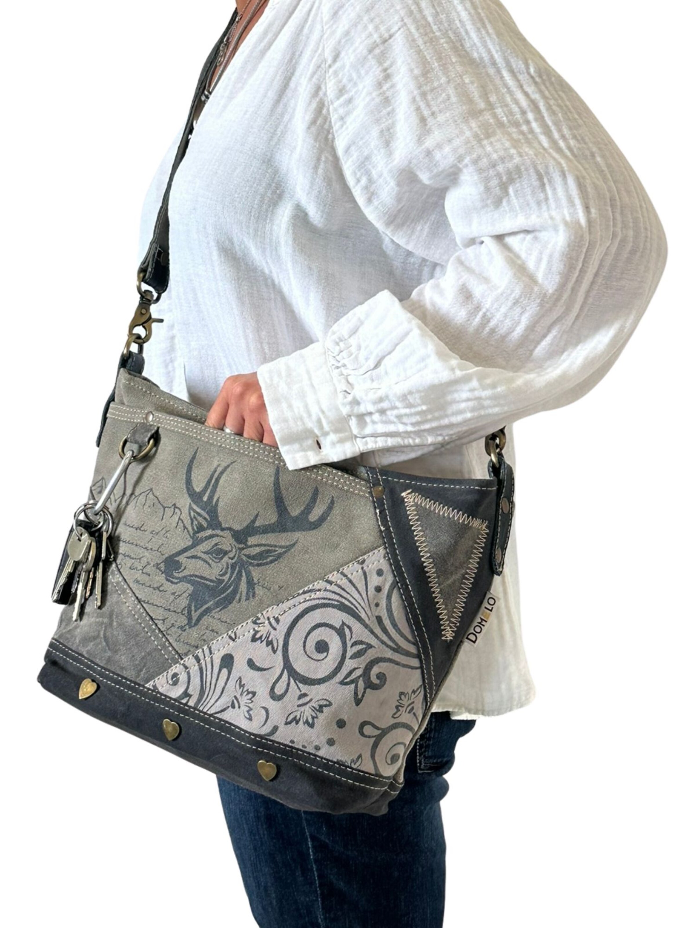 DOMELO Umhängetasche 'Domelo'‌‌‌‌‌‌ in Grün