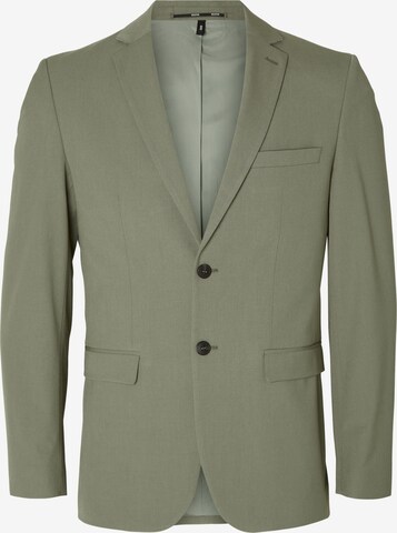 Veste de costume 'Liam' SELECTED HOMME en vert : devant