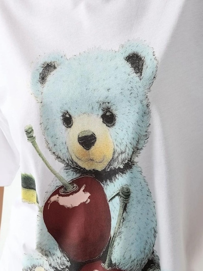 Maglia extra large Hiccup di colore blu chiaro / bordeaux / nero / bianco, Visualizzazione prodotti