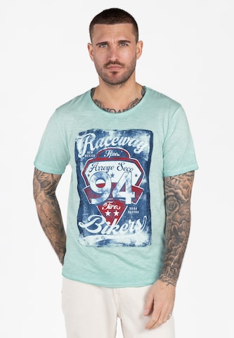 Key Largo Bluser & t-shirts 'KLRaceway' i grøn: forside