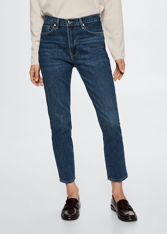 MANGO Regular Jeans 'claudia' in Blauw: voorkant