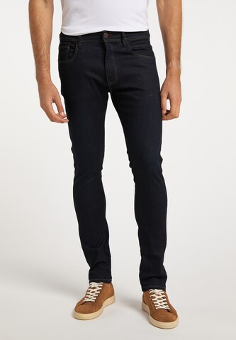 DreiMaster Vintage Skinny Džínsy 'Cobie' - Modrá: predná strana