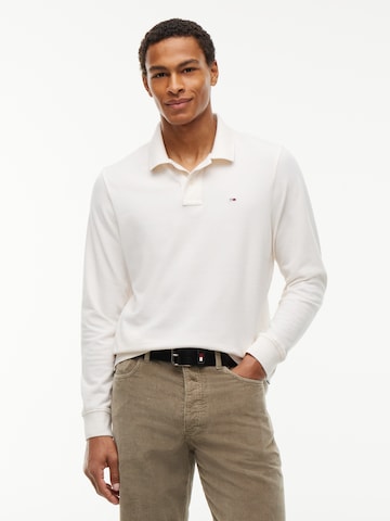 Tommy Jeans - Camisa 'ESS' em branco: frente