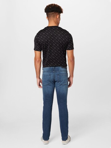 BOSS Black Slimfit Jeans 'Delaware' in Blauw